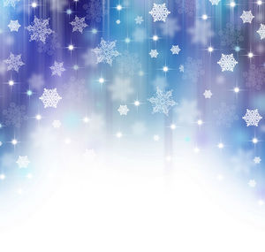 雪花星星图案的梦想的描绘效果的蓝色背景图片
