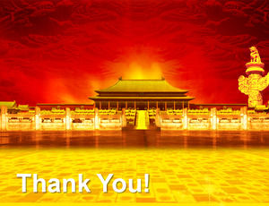 Solemn generous Chinese red party build ppt template