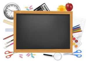 Stationery Blackboard background image