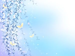 Weeping light blue vector ppt background picture